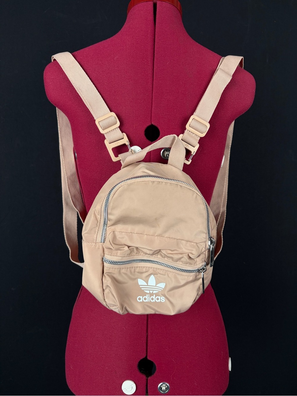adidas Mini Backpack in Dusty Rose
